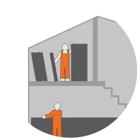 Afbouwen appartementen